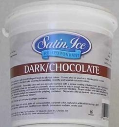Satin Ice Chocolate Fondant Icing 2 Lb